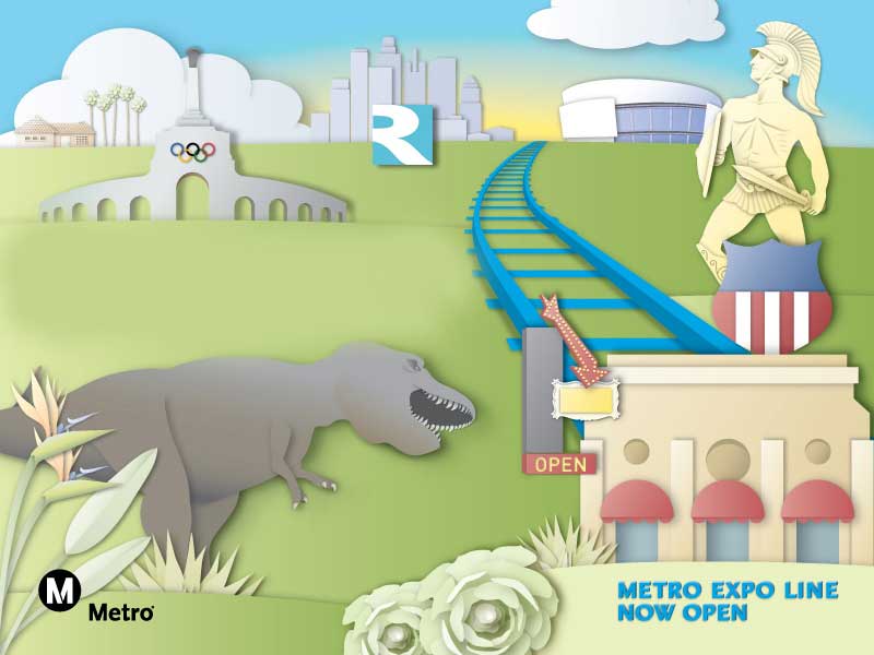 new la metro expo line opens